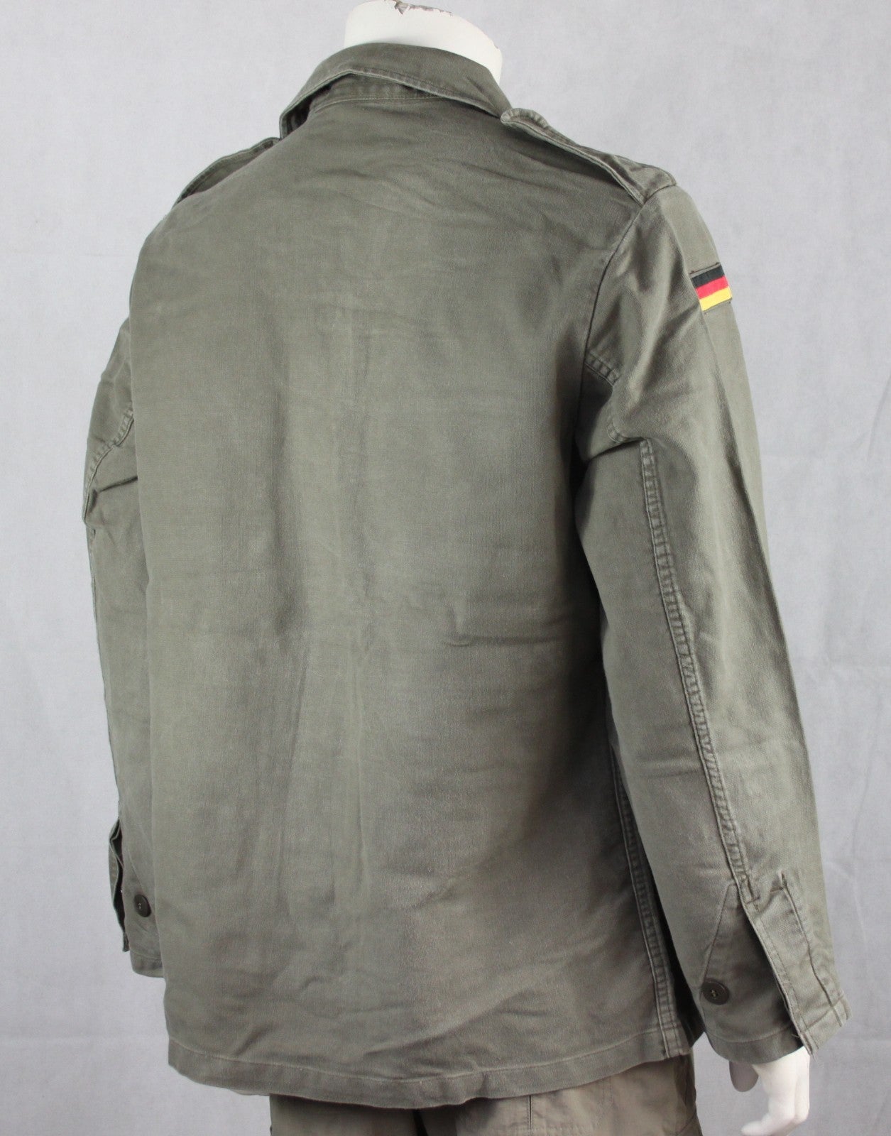Genuine Surplus German Army Moleskin Shirt Jacket Olive 36-38" Chest