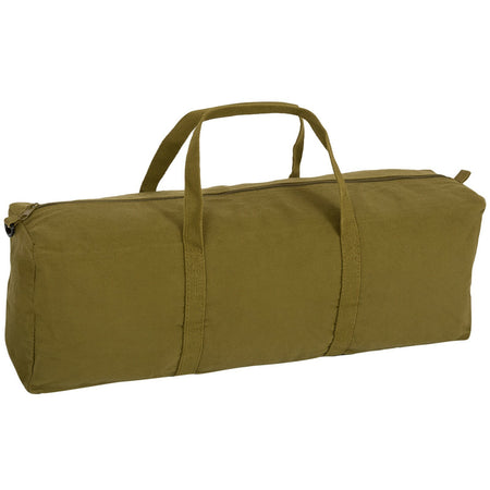 Highlander Canvas Tool Bag Zip Fasten Strong Washable Vintage Style 18" 24" 30"