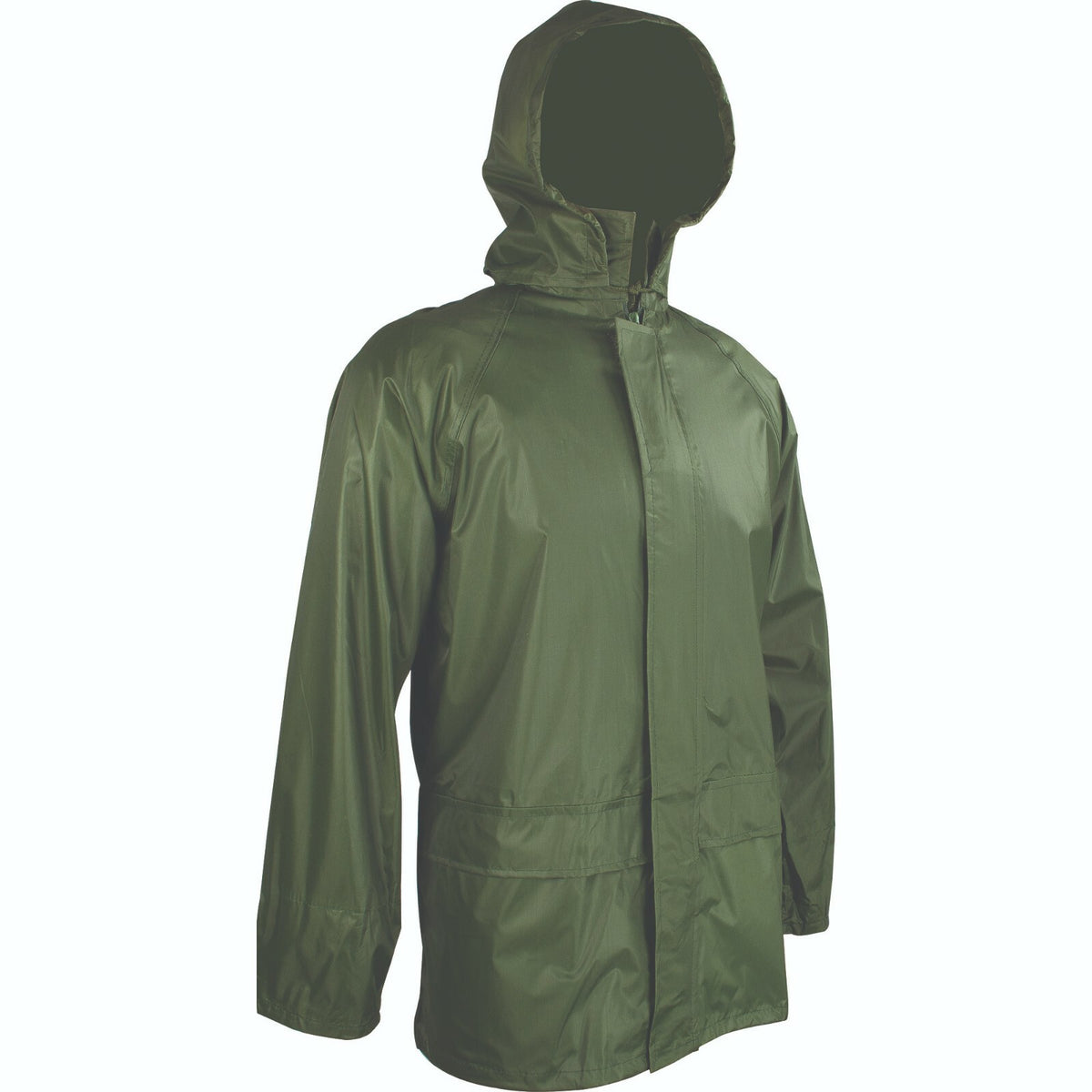 Stormguard Waterproof Coat Jacket PVC Packaway Mens Womens Olive