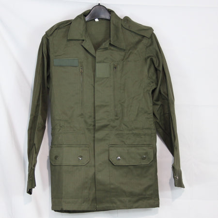 French Army Style Plain Olive Green Lightweight Canvas Jacket 30" Chest (3318)