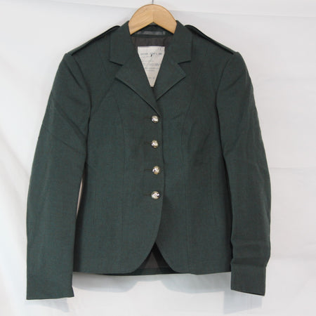 Ladies Uniform Dress Jacket Vintage British Army Lovat Green UK10 34"(3557)