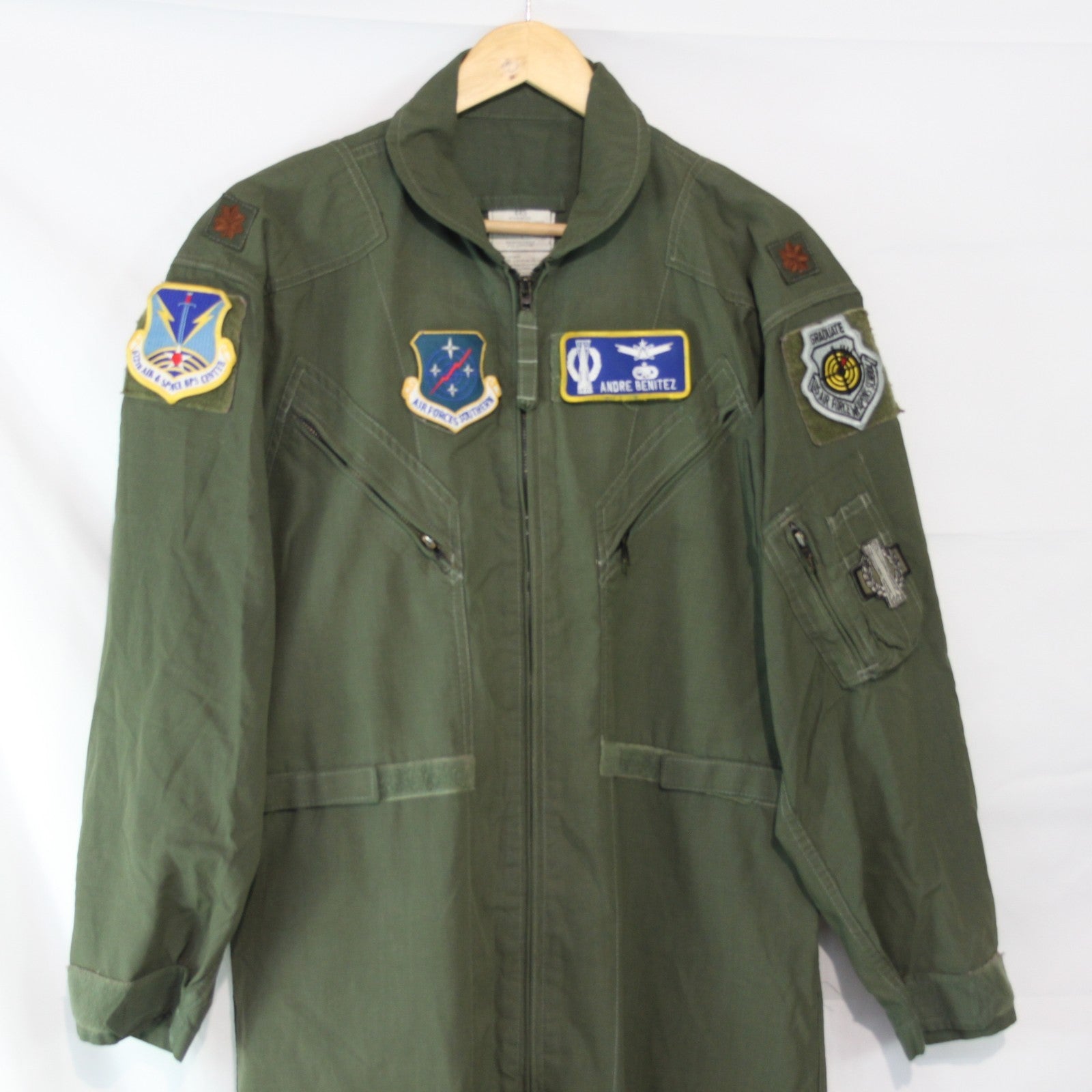 US Airforce Flight Suit Coverall Badged Genuine Surplus 44" Chest Short (3519)