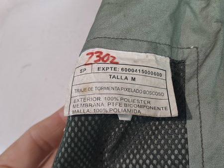 Genuine Surplus Spanish Army Waterproof Breathable Camo Jacket (2406)