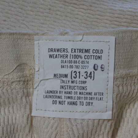 1988 Vintage US Military Extreme Cold Weather Long JOhns Genuine Surplus M(3835)