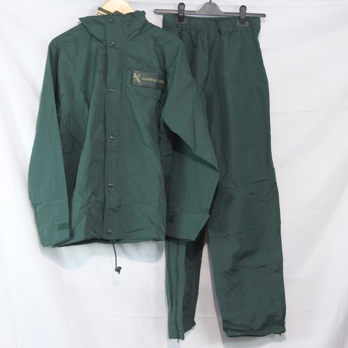 Spanish Civil Guard Waterproof Lightweight Suit Jacket Trousers Rain Medium 3853