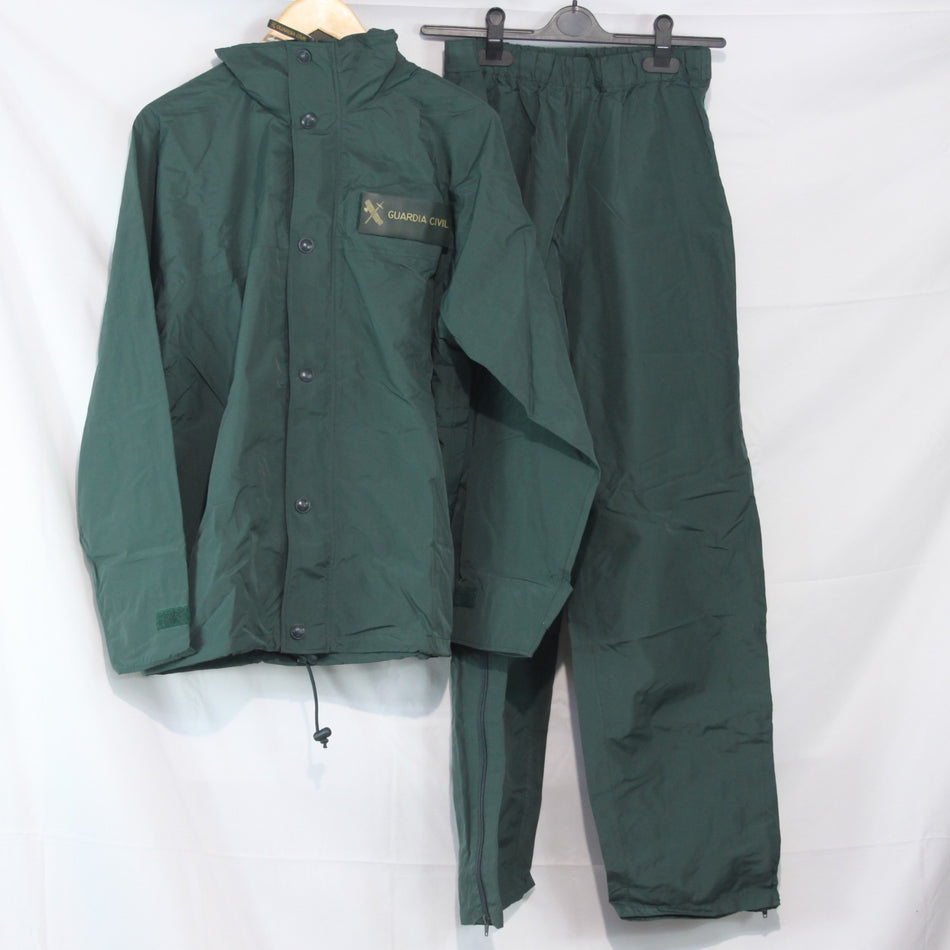 Spanish Civil Guard Waterproof Lightweight Suit Jacket Trousers Rain Medium 3853