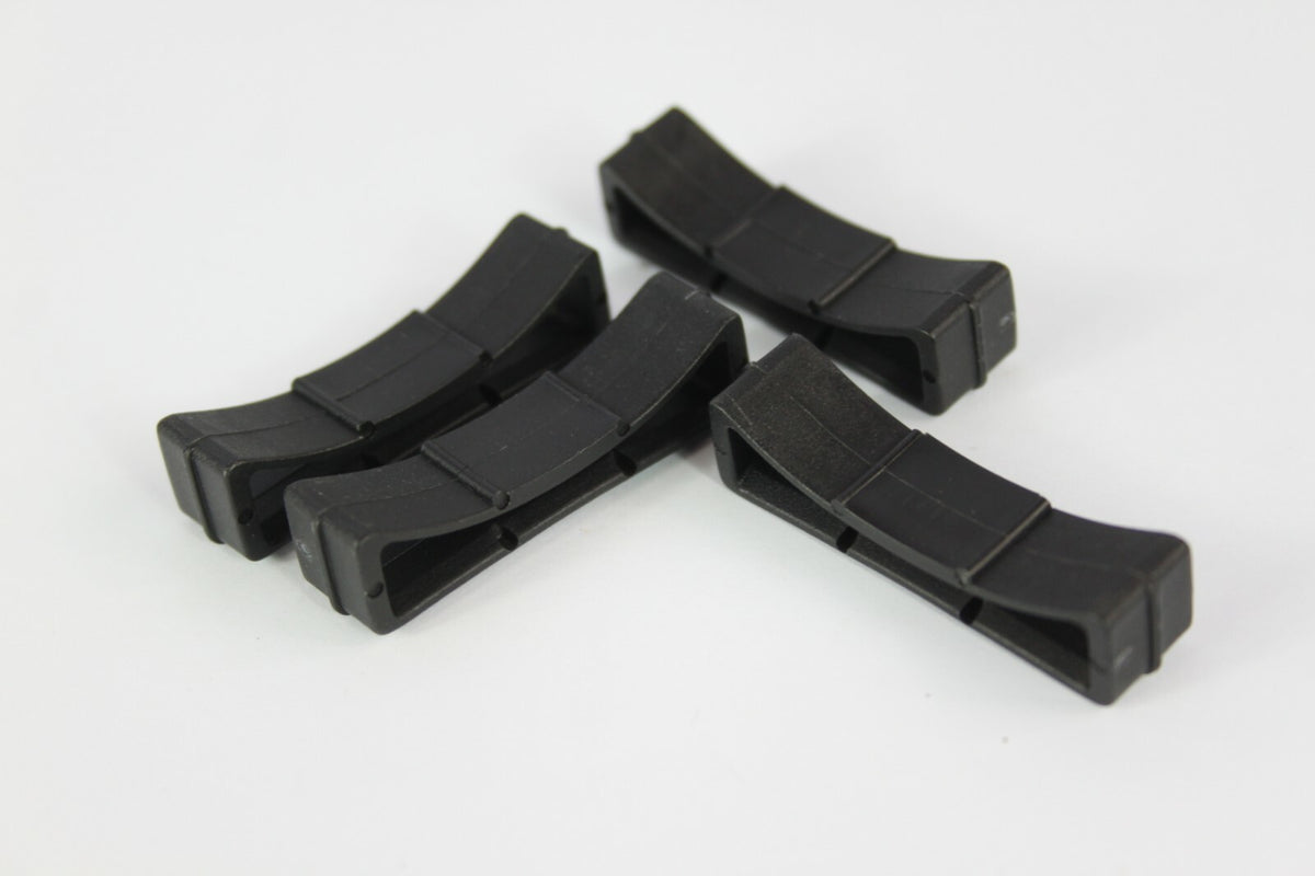 Webbing Loop Stays / Retainer Buckle Black Plastic Rucksac Replacement All Sizes