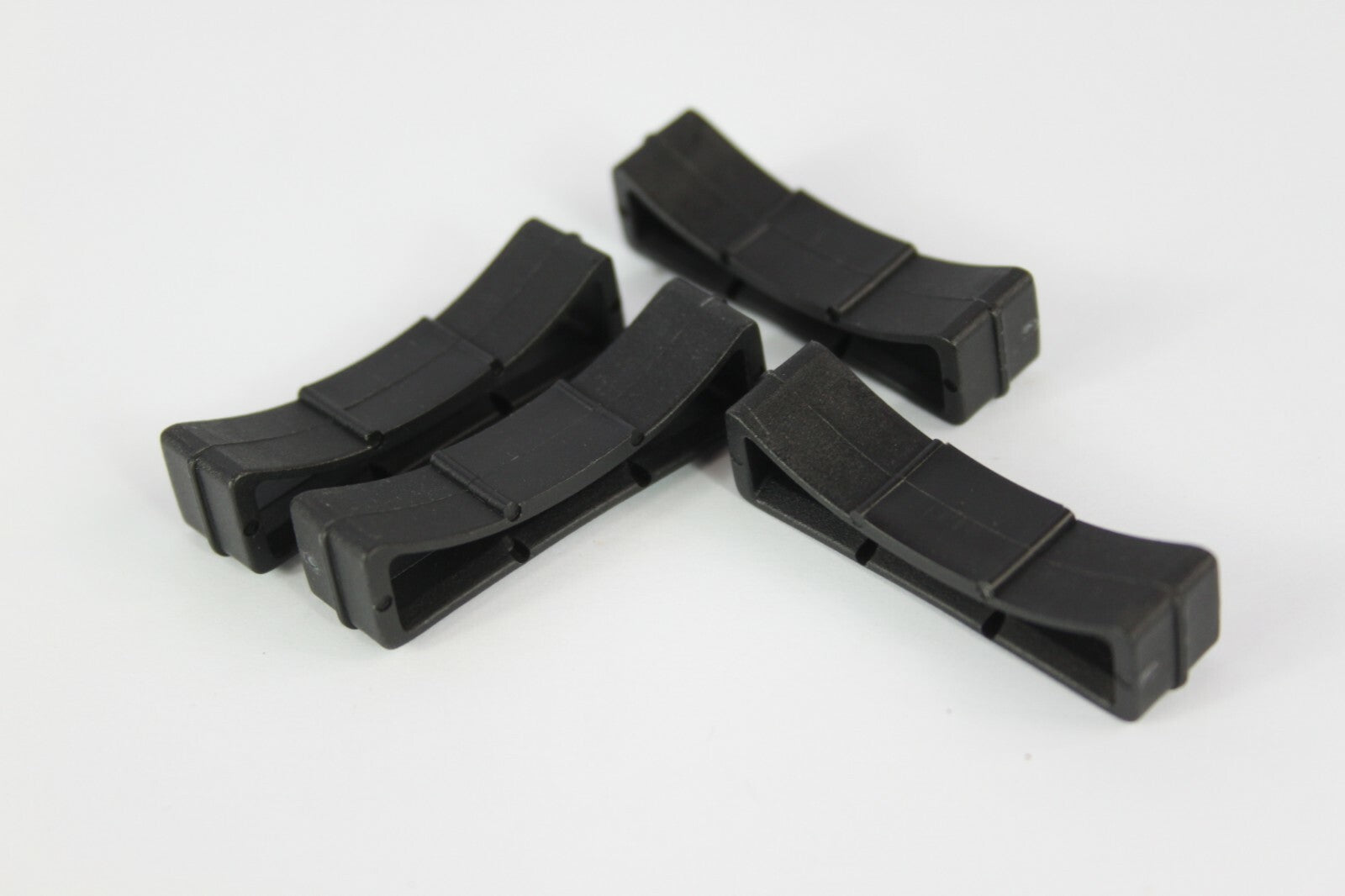 Webbing Loop Stays / Retainer Buckle Black Plastic Rucksac Replacement All Sizes