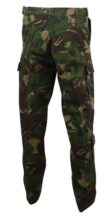 Genuine Surplus Dutch Heavy Duty Camo Trousers DPM Adjustable Denim Type