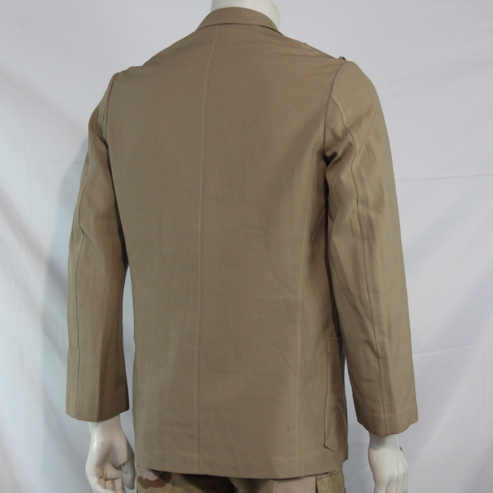 Genuine Surplus French Naval Dress Jacket Sand Grade 2 40" Chest (3490)