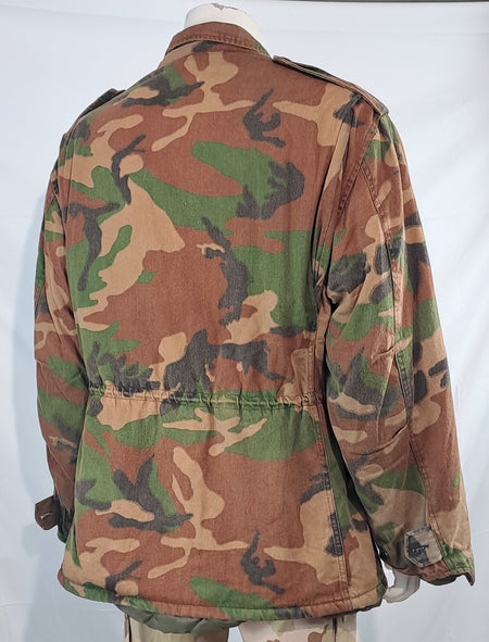 M65 Padded Jacket Genuine Surplus Croatian Police Woodland Camouflage 44-46 2380