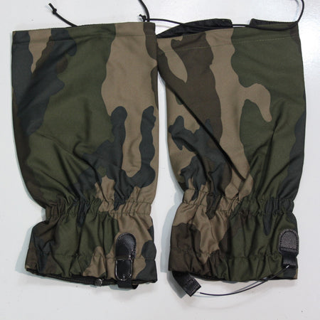 Waterproof Woodland Camo Gaiters with wire underfoot strap PVC Coated Adult 3948