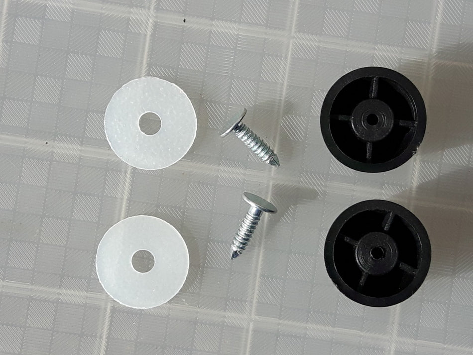 Luggage Feet Rucksack Feet Plastic Round Replacement Bobbles Luggage (LP)
