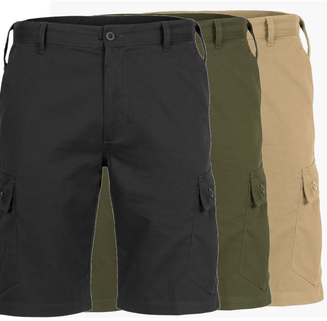 Highlander  Elite Shorts Mens Shorts Cargo Combat Cut Offs Black Olive