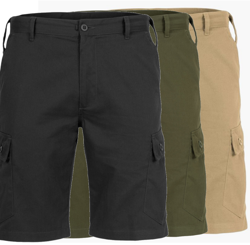 Highlander  Elite Shorts Mens Shorts Cargo Combat Cut Offs Black Olive