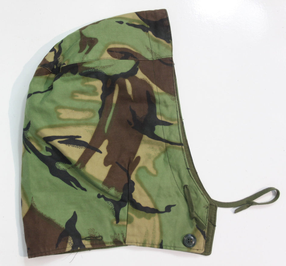 Genuine Surplus British 60's 70's Pattern Camo Jacket Button on Hood DPM Camo