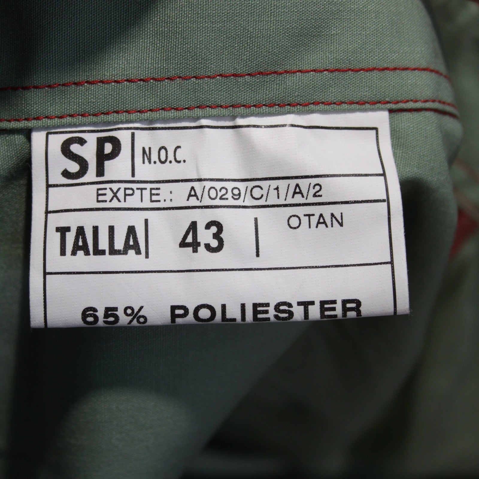 Spanish Civil Guard Long Sleeve Shirt Genuine Surplus  Green 42" Chest (4070)