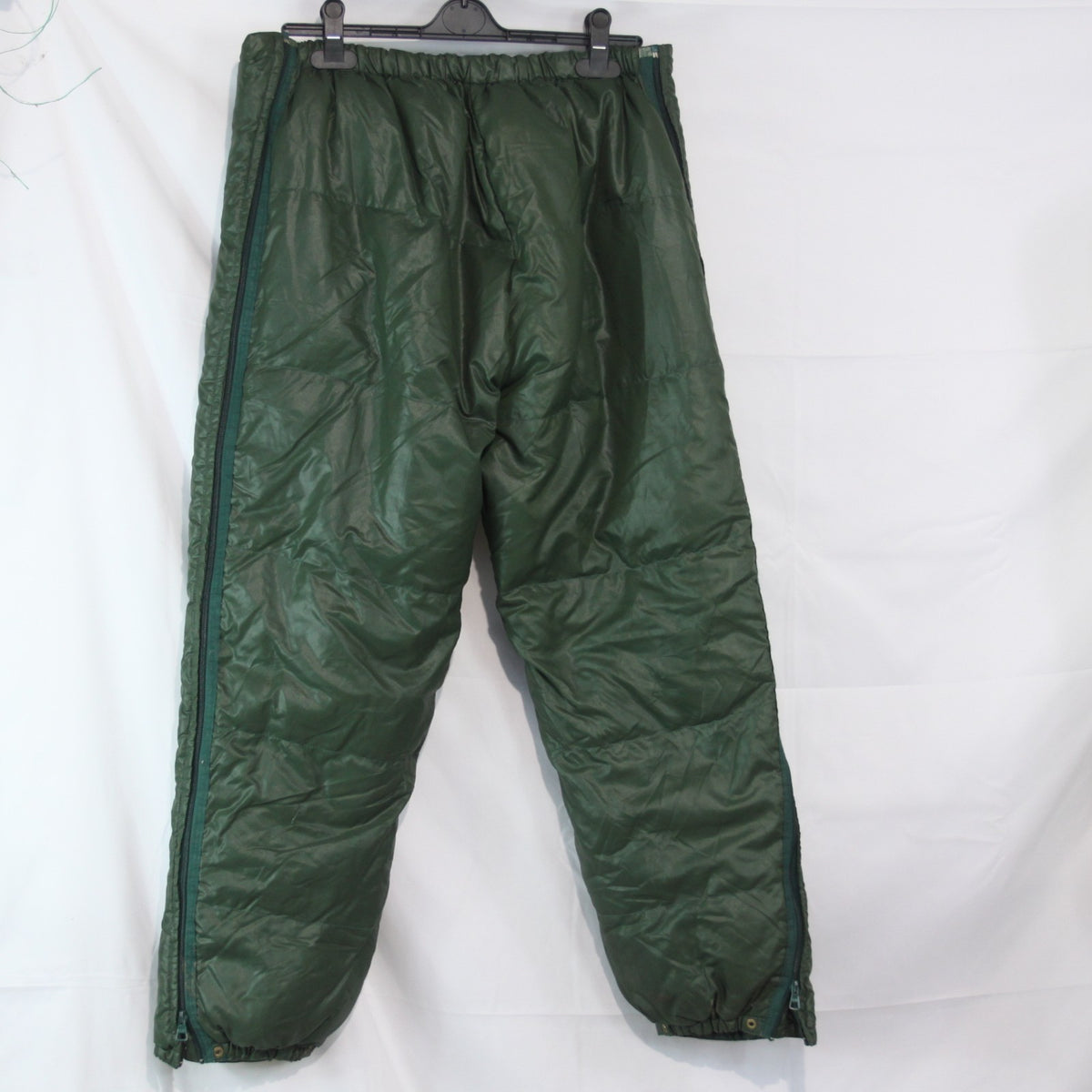 Down FIlled Thermal Trousers Padded Winter French Army Repaired 40-42" W (3888B)