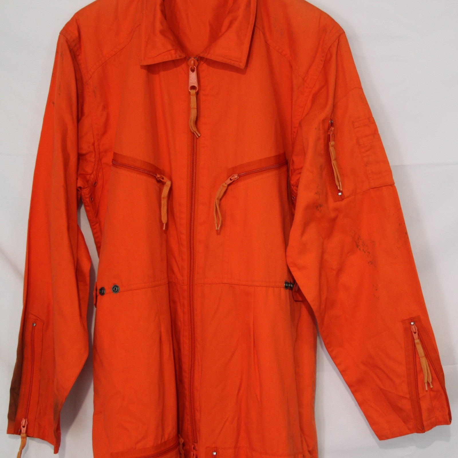 German Military Style Flight Suit Orange  Overall Army Airforce 44" Chest (3390)