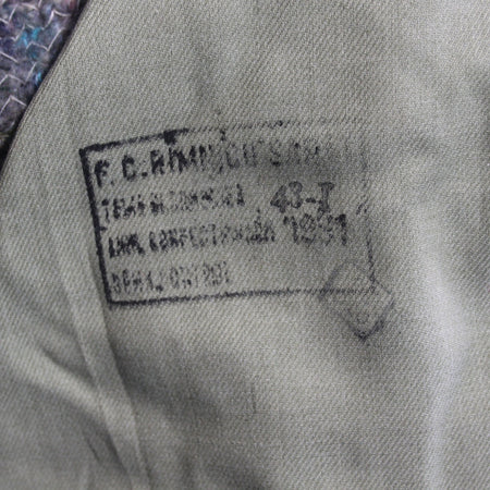 Vintage USSR Soviet Era Parka Winter Coat Padded Khaki Surplus 36-38" (3664)