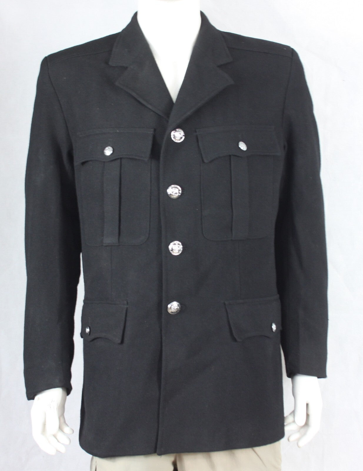 Genuine Surplus British Police Dress Jacket Black Formal Fitted Grade 2 (3305)