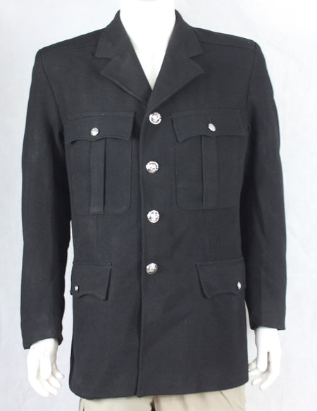 Genuine Surplus British Police Dress Jacket Black Formal Fitted Grade 2 (3305)