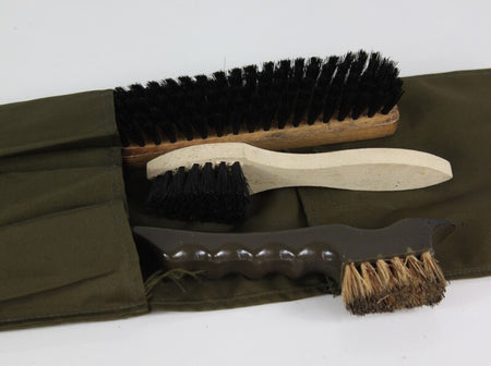 Genuine Surplus Dutch Army Boot Cleaning Kit With Brushes Grade 1