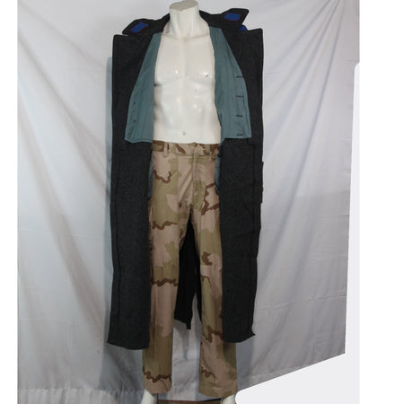 Vintage Bulgarian Army Soviet Era Greatcoat Coat Genuine Surplus 36-38" (3877)