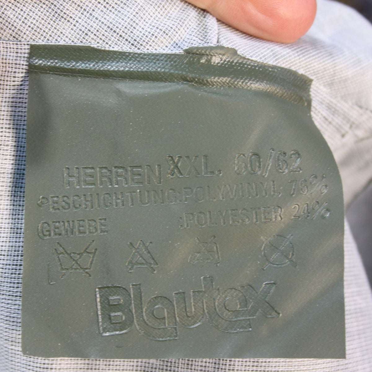German Army Olive Waterproof Jacket Coat Genuine Surplus 44 & 50"" (4306)