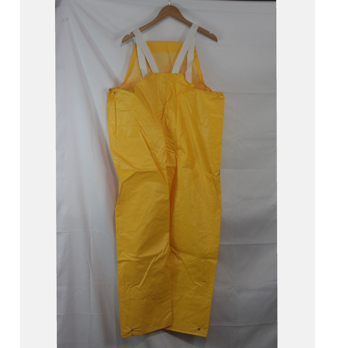 Waterproof Bib & Brace Waterproof Over Trousers Overalls Yellow M & XL (4178)