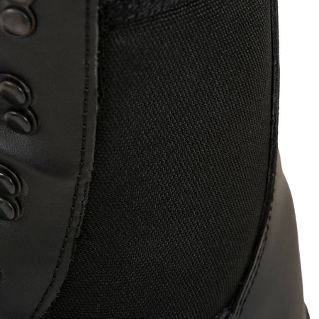 Highlander Alpha Boot Youth Mens Black Leather / Nylon Work Forces Cadets