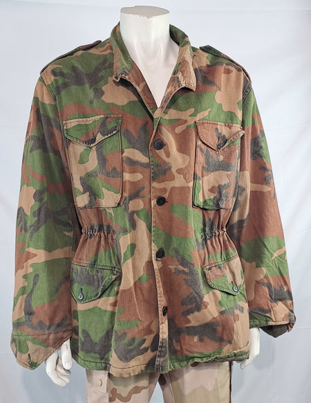 M65 Padded Jacket Genuine Surplus Croatian Police Woodland Camouflage 44-46 2380