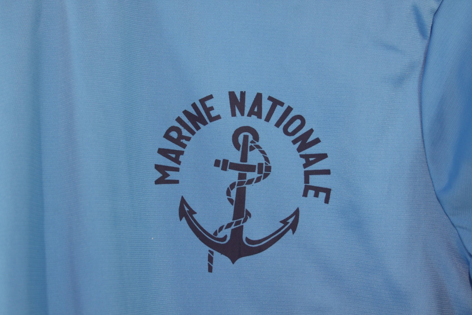 Genuine Surplus French Naval Sports Top Navy Military T-Shirt 38-40" (2183)