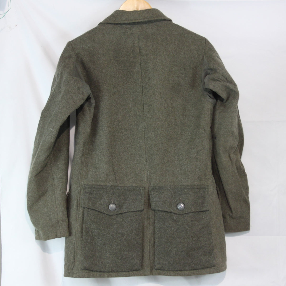 Dated 1942 Swedish Mens Wool Field jacket Olive Genuine Surplus 34-36"  (3802)