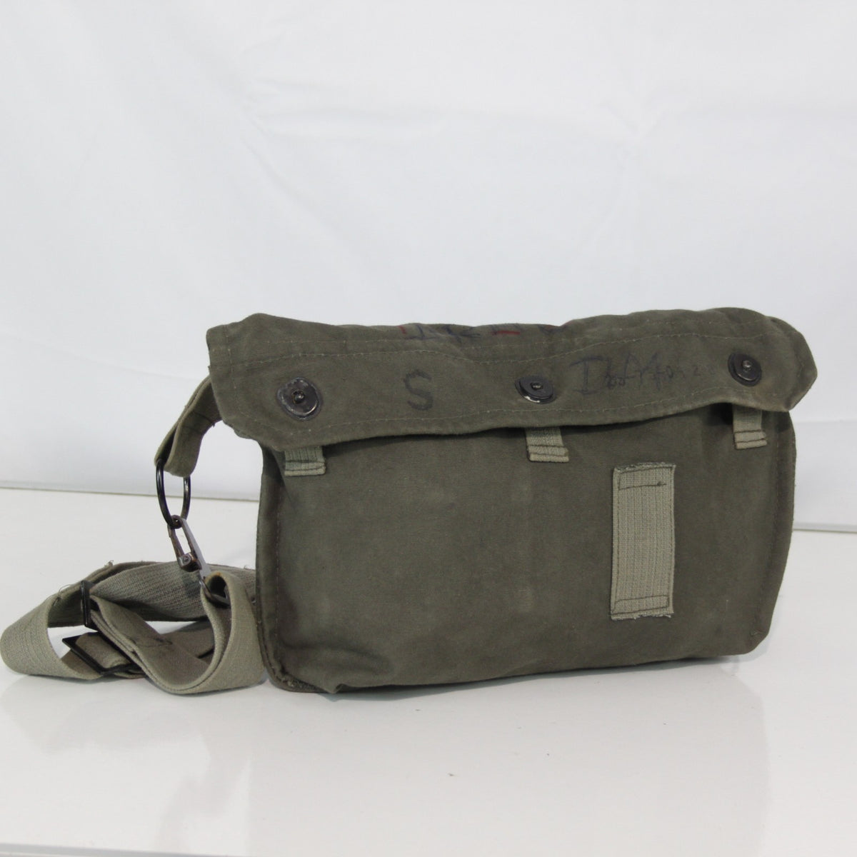 Genuine Surplus Vintage Russian Military Side Bag Canvas Modified Grade2 (3389)