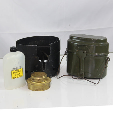 Army Stove and Billy Can Set  Genuine Surplus Mixed Country Set (4417)