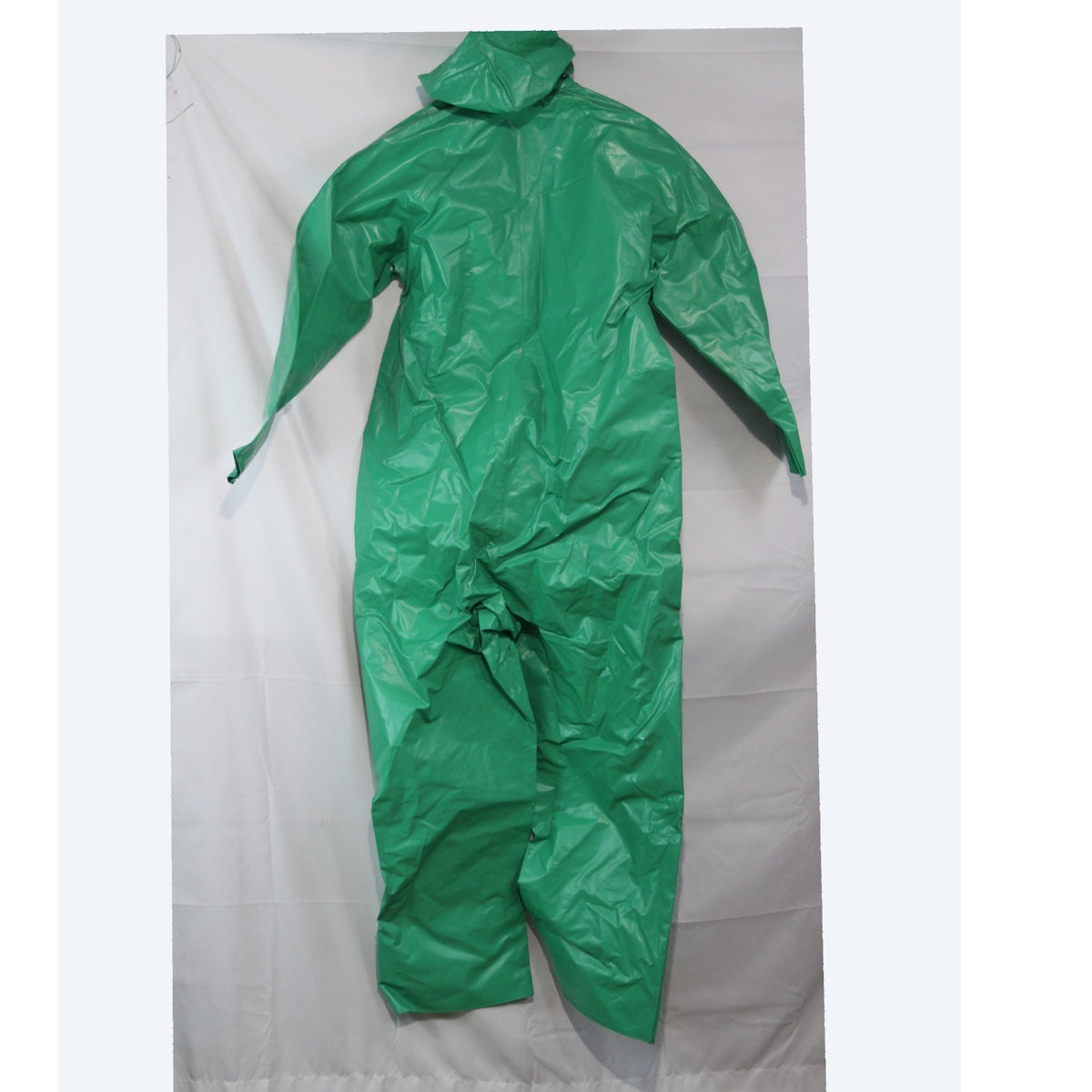 Waterproof Overall French Army Coverall Rubber type Suit Green Surplus (3947)