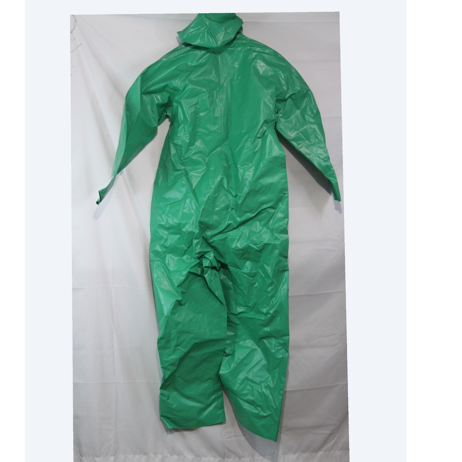 Waterproof Overall French Army Coverall Rubber type Suit Green Surplus (3947)