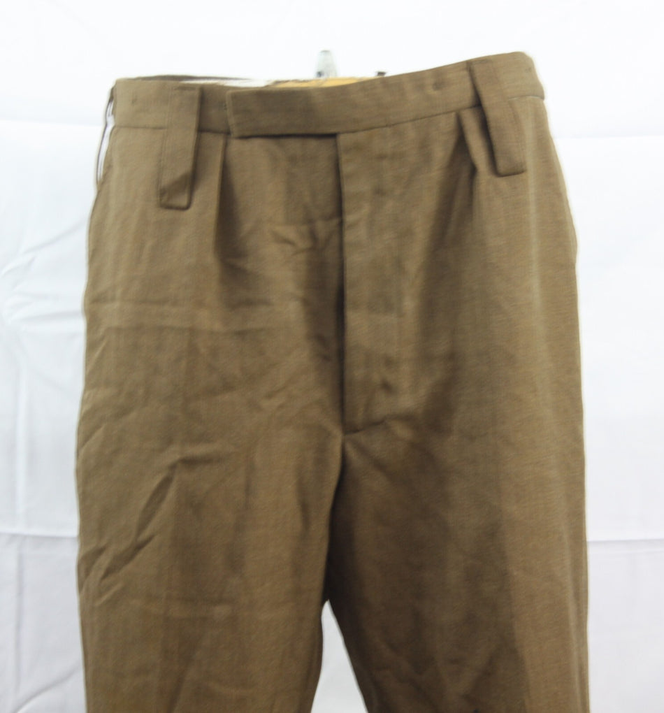 Genuine Surplus British Army Barrack Dress Trousers Tan Smart Uniform Formal