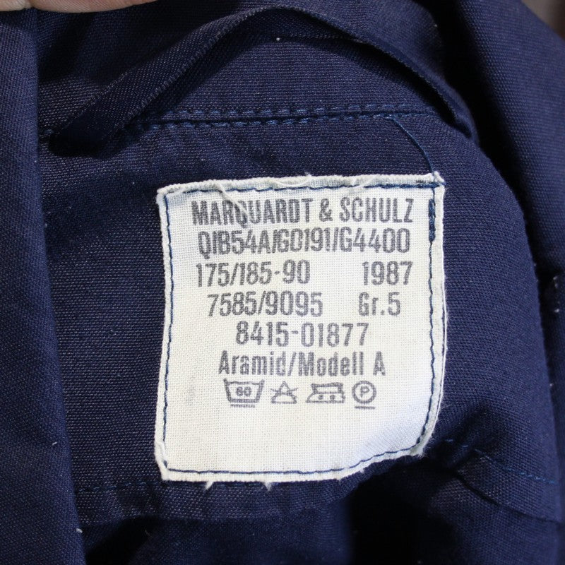 Genuine Surplus German Airforce Flight Suit Overall Navy BLue 36" Chest (3382A)