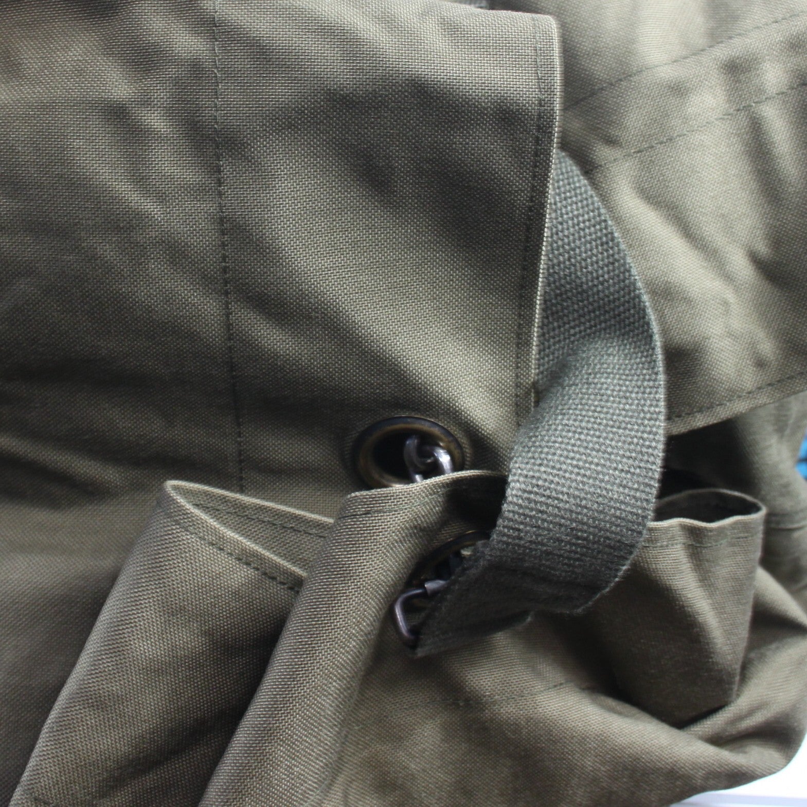 Genuine Surplus Austrian Army Kit Bag Cotton Canvas With Repairs Sea Sack G2