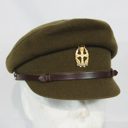 British Army QARANC OLIVE Womens Dress Hat Genuine Surplus Peak Cap G1 56c(4456)