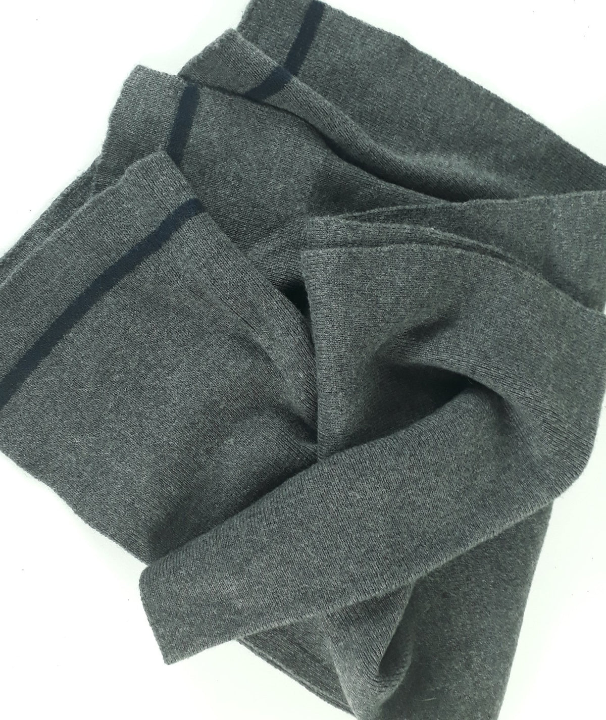 Vintage Wool Blend Grey Scarf German Army Genuine Surplus (4047)