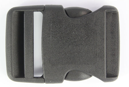 Rounded Side Release Buckles Black Plastic Clips Rucksacks Replacement All Sizes