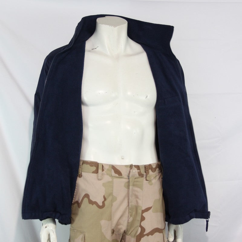 Genuine Surplus British Army Fleece Lined reversible Jacket Navy (3448)