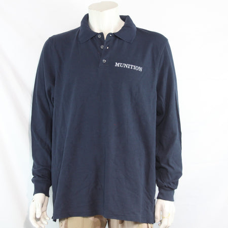 Genuine Surplus Austrian Army Munitions Polo Shirt Long SLeeve FR XL (4282)