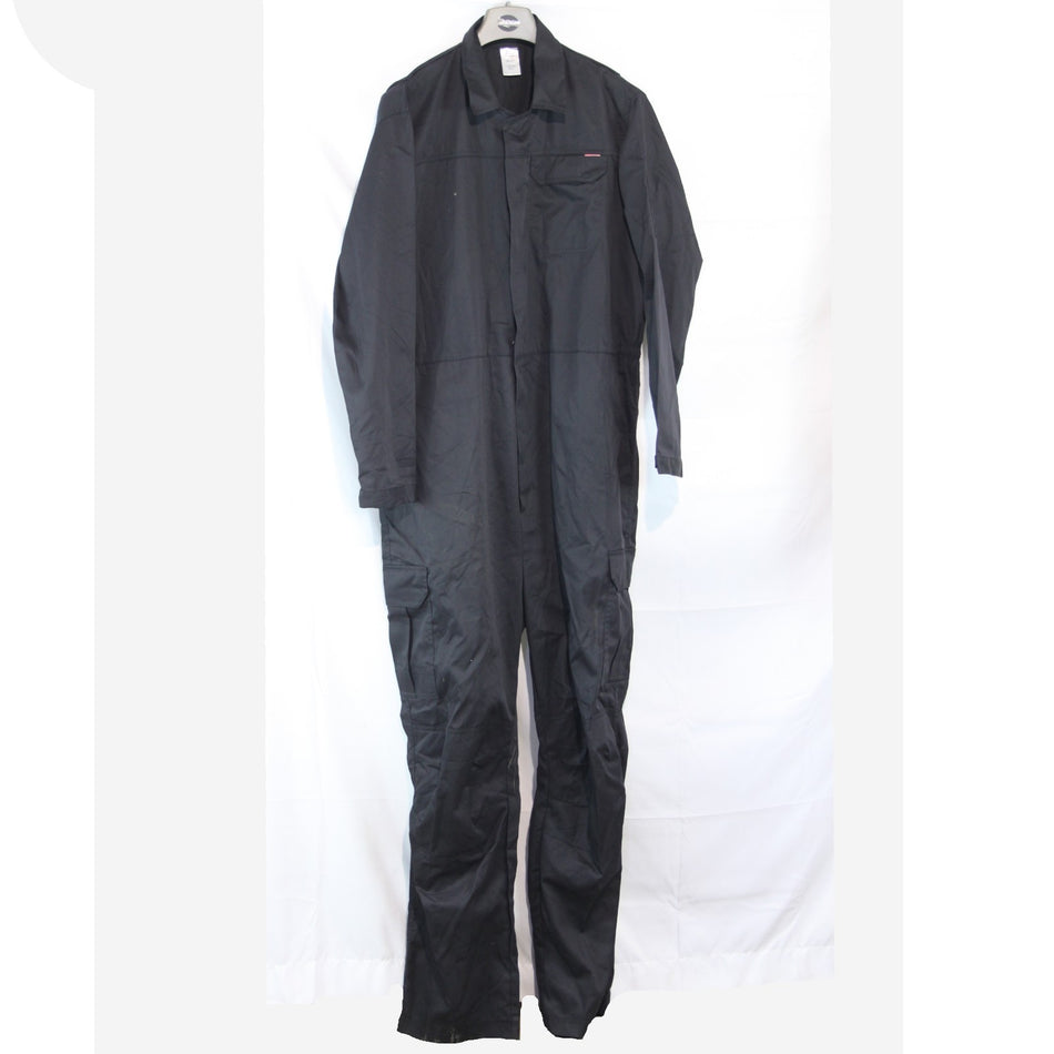 Genuine Surplus British Courier Black Coverall Overall Polycotton (4114)