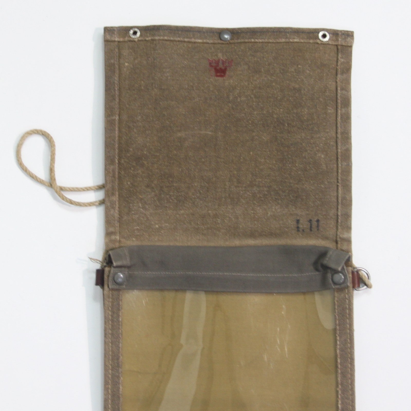 Genuine Surplus Vintage Swedish Army Map Case Canvas (4404)