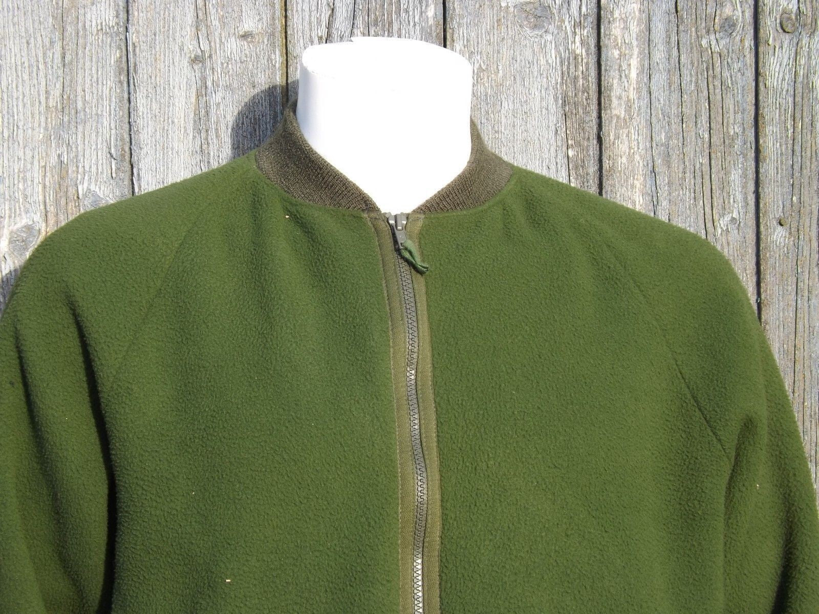 Genuine Surplus British Army Fleece Old Style Olive Green Warm Thermal (3224)
