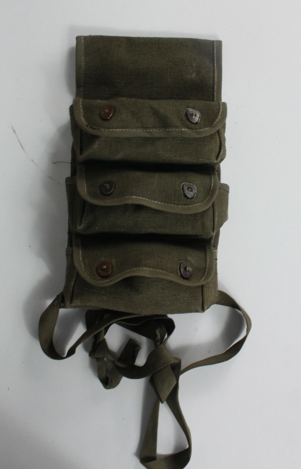 Genuine Surplus Vintage French Army Drop Leg Pouch 1950's Indo China War